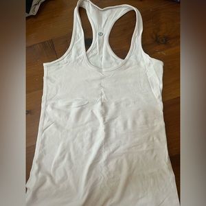 baby pink lululemon reversible tank. size 4!